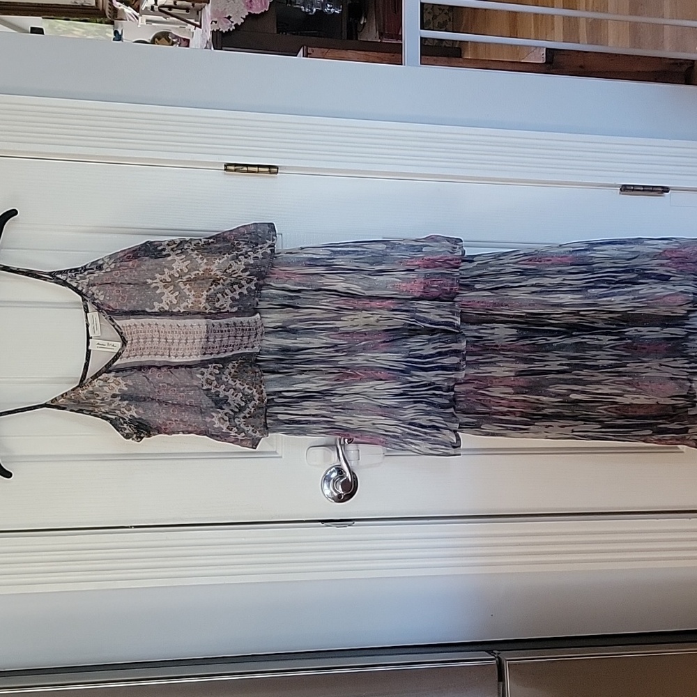 MEADOW RUE ANTHROPOLOGIE DRESS  NEW NWT FLAW TIERED SIZE 2 XS